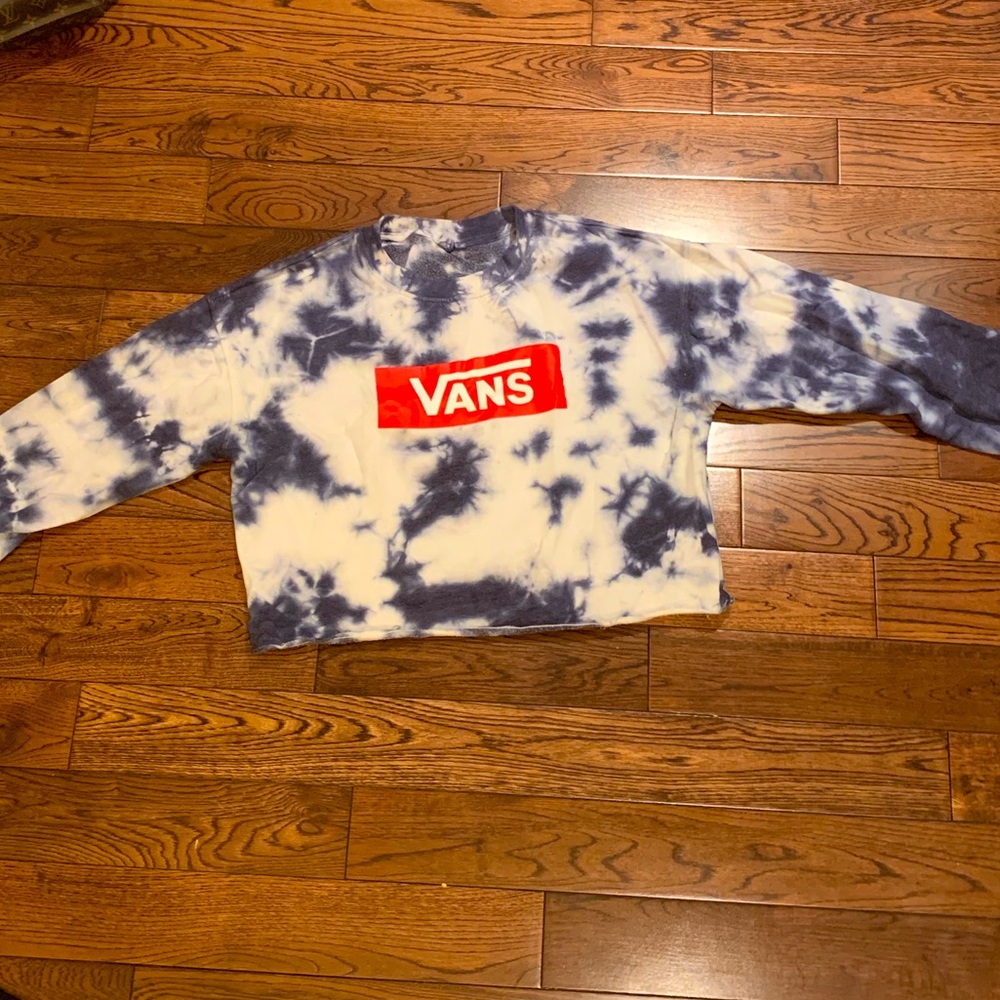 Cute skater cropped VANS top